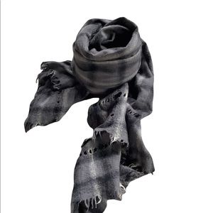 Zadig & Voltaire plaid wool/silk scarf